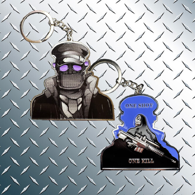 Kordhell 2 Metal keychain